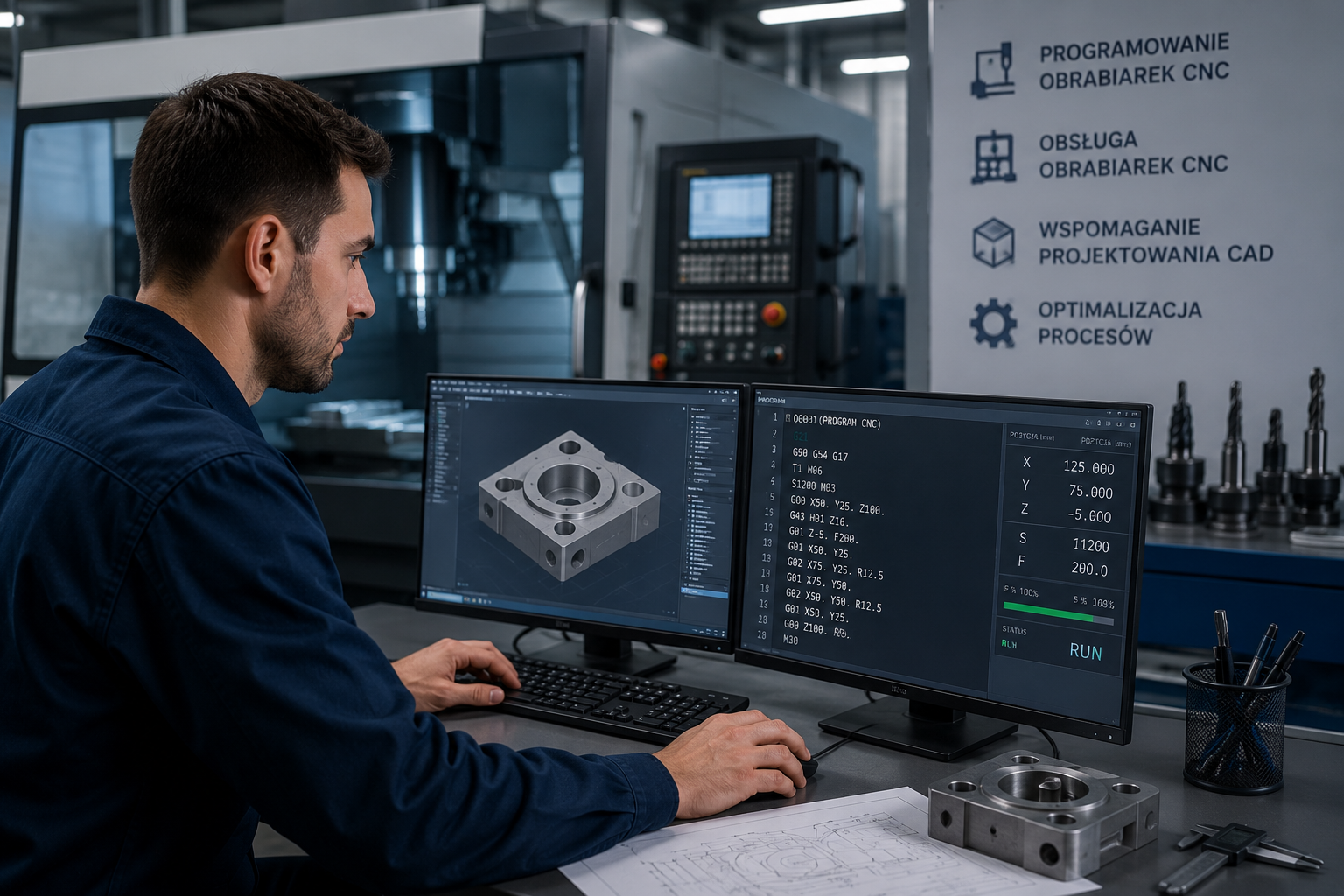 Ośrodek Szkoleniowy "MIKRO" Szkolenia z obsługi obrabiarek CNC
