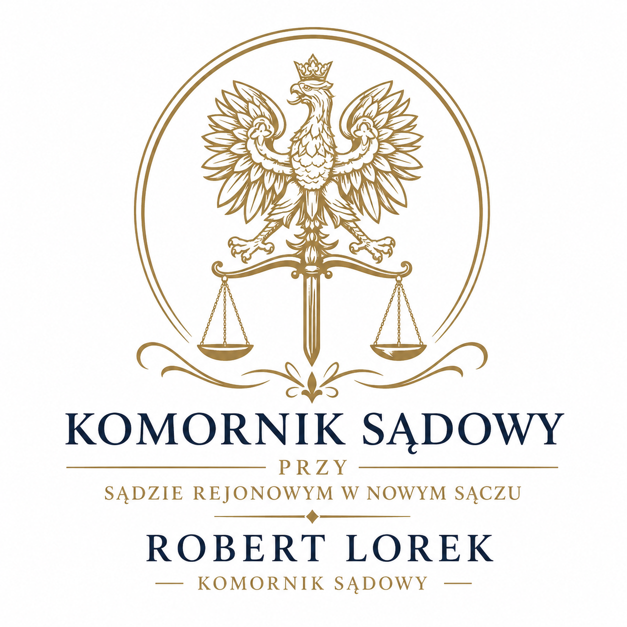 Logo Komornik Sądowy przy Sądzie Rejonowym w Nowym Sączu Robert Lorek