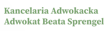 Logo Kancelaria Adwokacka Beata Sprengel